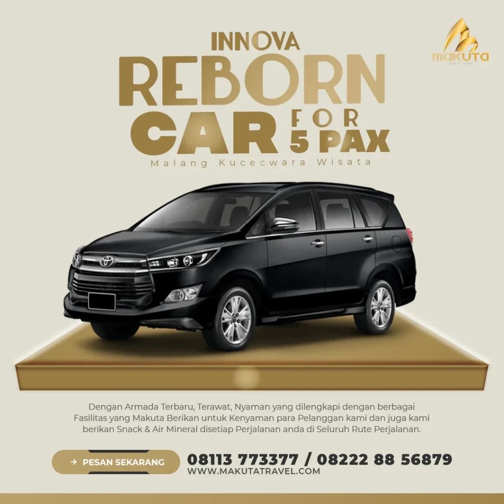 Armada Innova reborn, pilihan paling diminati untuk layanan Carter Malang Surabaya atau malang juanda
