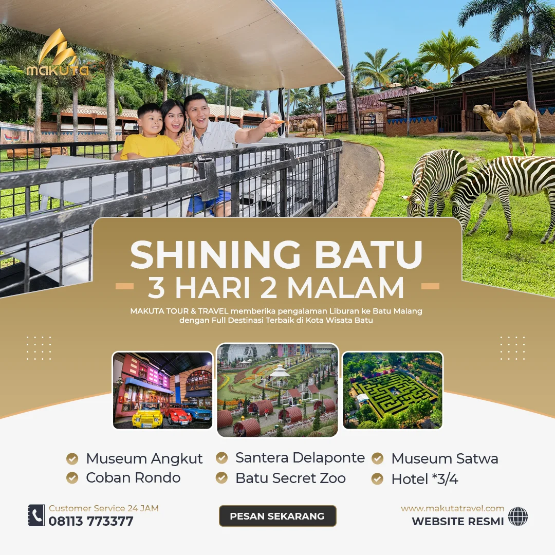 Banner paket wisata Batu 3H2M