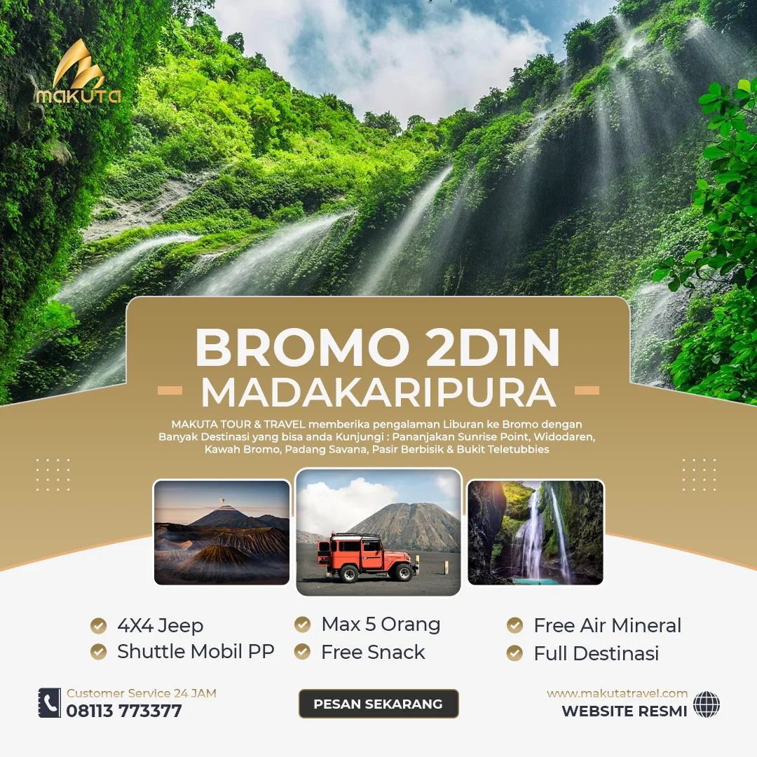 Banner Paket Wisata Bromo 2H1M